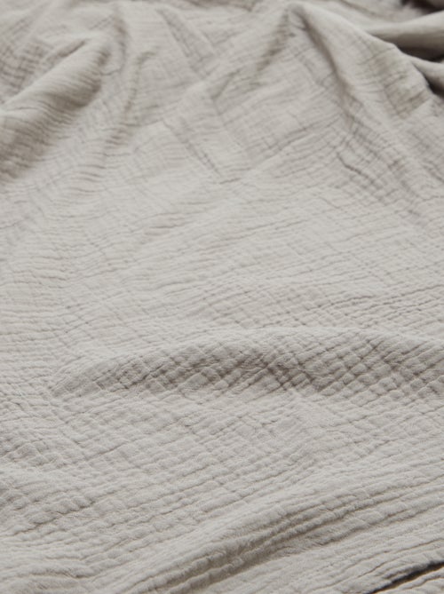 Parure de lit 2 personnes (260 x 240cm) en gaze de coton - Kiabi Home - Kiabi