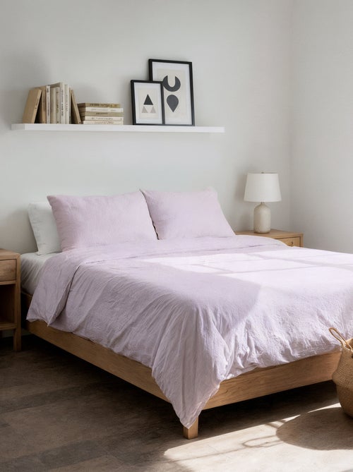 Parure de lit 2 personnes (260 x 240cm) en gaze de coton - Kiabi Home - Kiabi