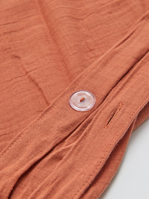 Parure de lit 2 personnes (260 x 240cm) en gaze de coton - Kiabi Home - Kiabi