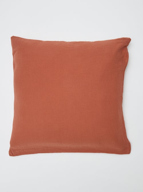 Parure de lit 2 personnes (260 x 240cm) en gaze de coton - Kiabi Home - Kiabi