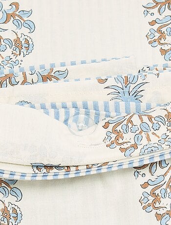 Parure de lit 2 personnes 260x240 cm en coton