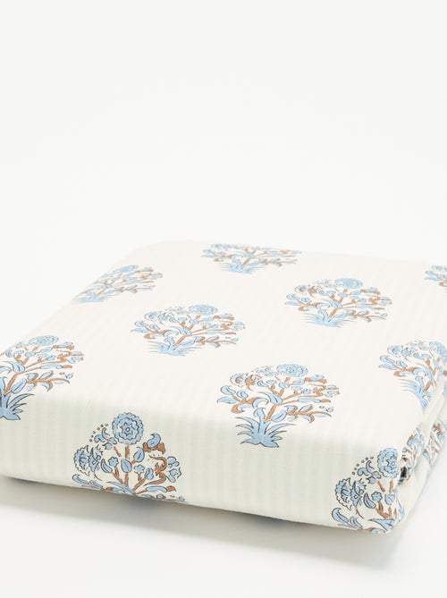 Parure de lit 2 personnes 260x240 cm en coton - Kiabi Parure de lit 2 personnes 260x240 cm en coton - Kiabi