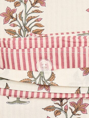 Parure de lit 2 personnes 260x240 cm en coton