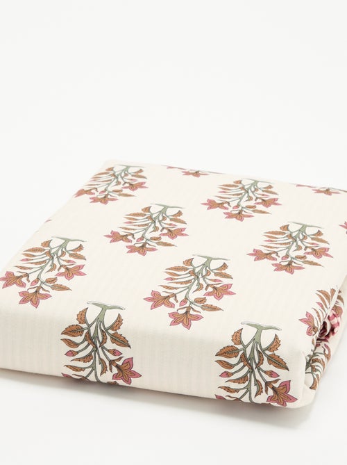 Parure de lit 2 personnes 260x240 cm en coton - Kiabi Parure de lit 2 personnes 260x240 cm en coton - Kiabi