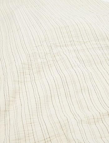 Parure de lit 2 personnes (260x240cm) en gaze de coton - Kiabi Home