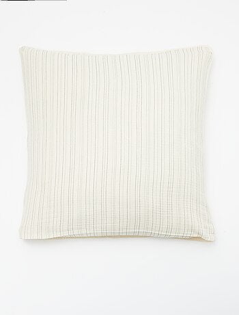 Parure de lit 2 personnes (260x240cm) en gaze de coton - Kiabi Home