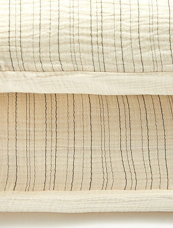 Parure de lit 2 personnes (260x240cm) en gaze de coton - Kiabi Home
