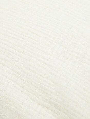 Parure de lit 2 personnes (260x240cm) en gaze de coton - Kiabi Home