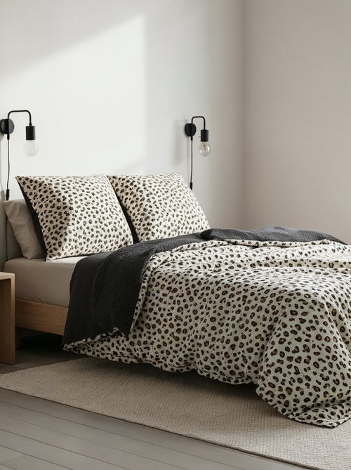 Parure de lit 2 personnes (260x240cm) en gaze de coton - Kiabi Home - Kiabi