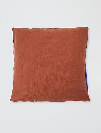 Parure de lit 2 personnes (260x240cm) en gaze de coton - Kiabi Home