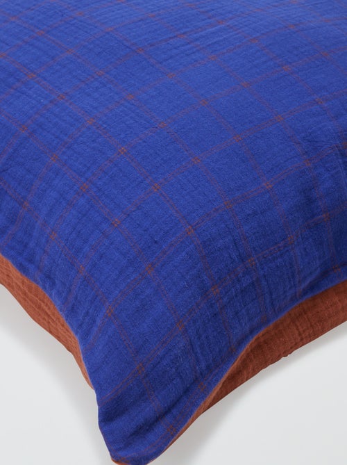Parure de lit 2 personnes (260x240cm) en gaze de coton - Kiabi Home - Kiabi
