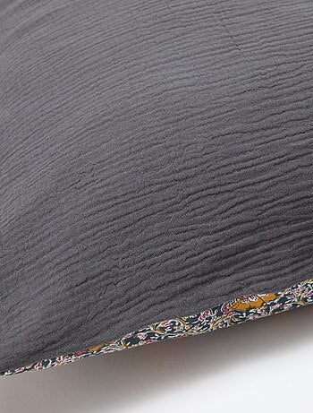 Parure de lit 2 personnes (260x240cm) en gaze de coton - Kiabi Home