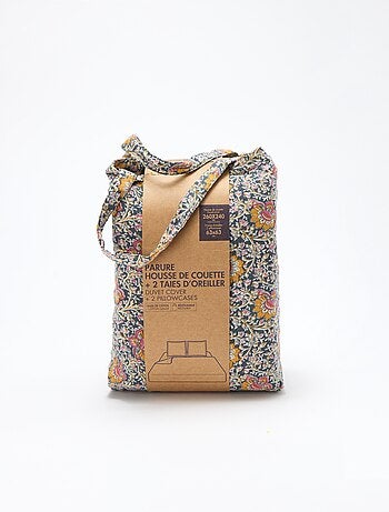 Parure de lit 2 personnes (260x240cm) en gaze de coton - Kiabi Home