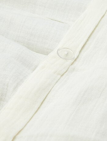 Parure de lit 2 personnes (260x240cm) en gaze de coton - Kiabi Home