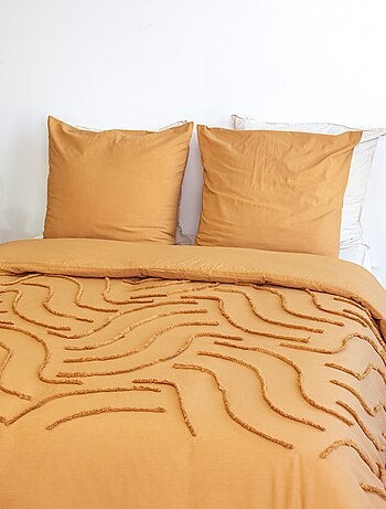 Parure de lit 2 personnes 3 pièces - 1 housse de couette + 2 taies d'oreiller