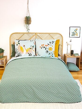 Parure de lit 2 personnes 3 pièces - 1 housse de couette (240 x 220 cm ou 260 x 240 cm + 2 oreillers