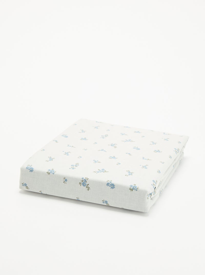 Parure de lit 2 personnes 3 pièces - Housse de couette + 2 taies d'oreiller - KIABI Home Bleu - Kiabi