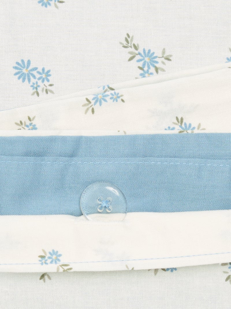 Parure de lit 2 personnes 3 pièces - Housse de couette + 2 taies d'oreiller - KIABI Home Bleu - Kiabi