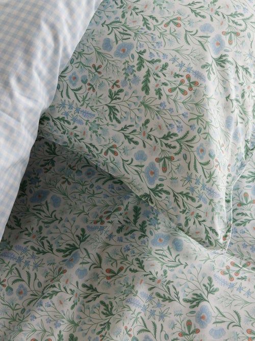 Parure de lit 2 personnes 3 pièces - Housse de couette + 2 taies d'oreiller - Kiabi