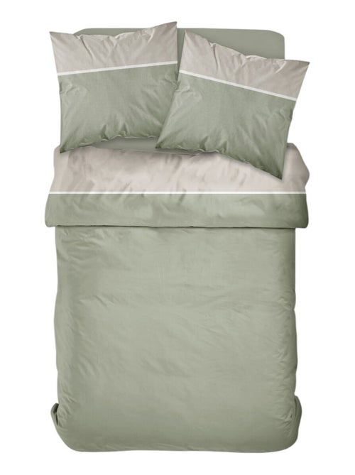 Parure de lit 2 personnes coton PRESTIGE - Kiabi
