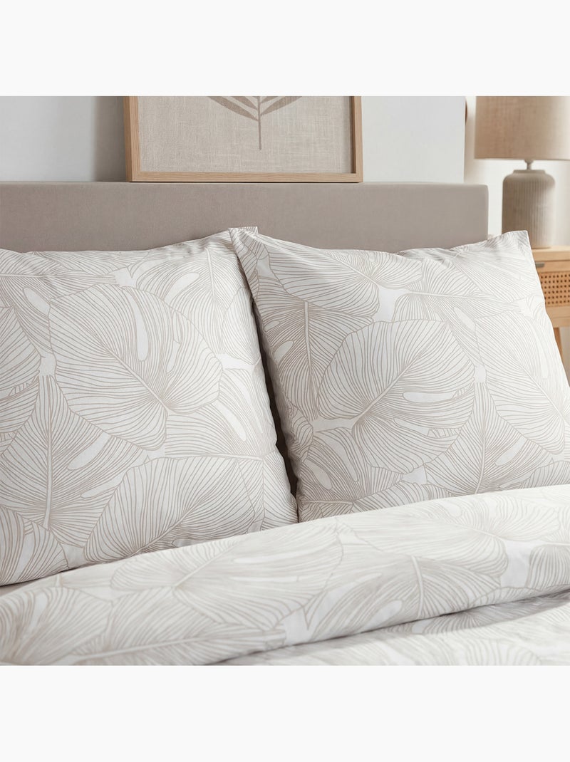 Parure de lit 2 personnes crazy Beige - Kiabi