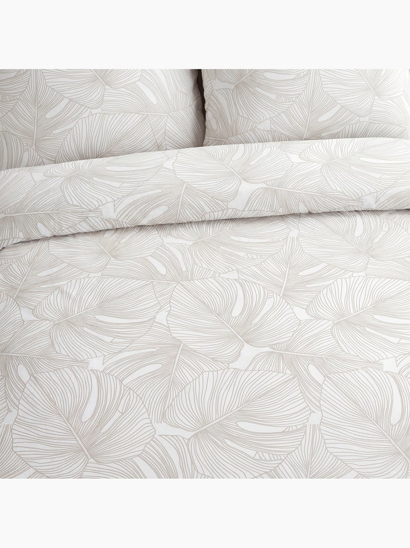 Parure de lit 2 personnes crazy Beige - Kiabi