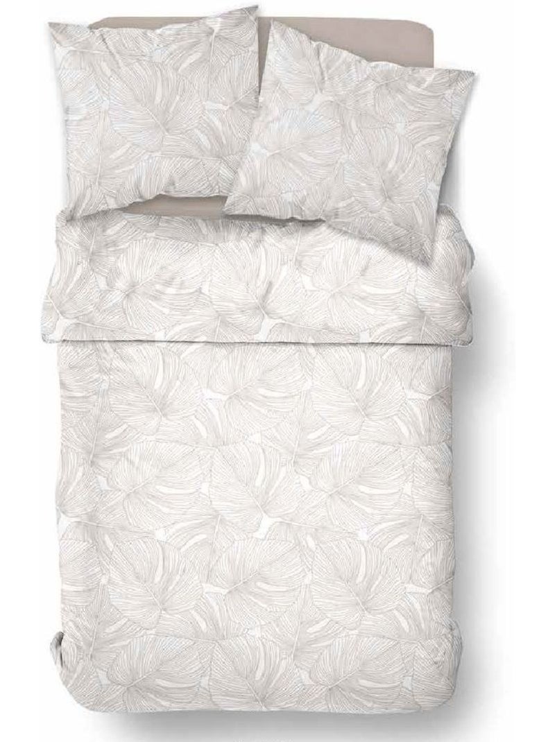 Parure de lit 2 personnes crazy Beige - Kiabi