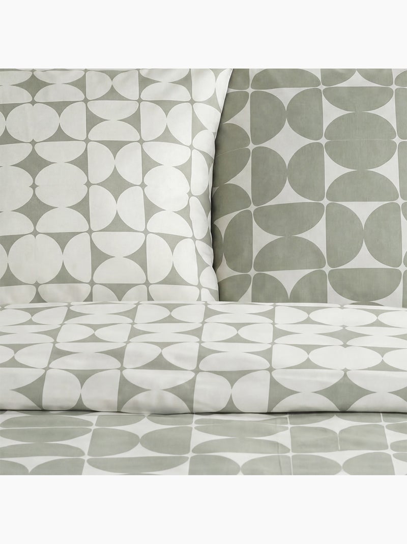 Parure de lit 2 personnes crazy Beige - Kiabi