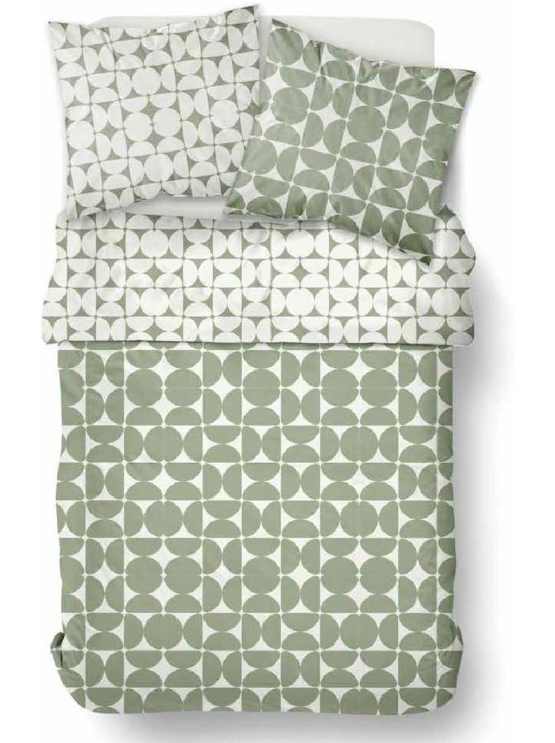 Parure de lit 2 personnes crazy Beige - Kiabi