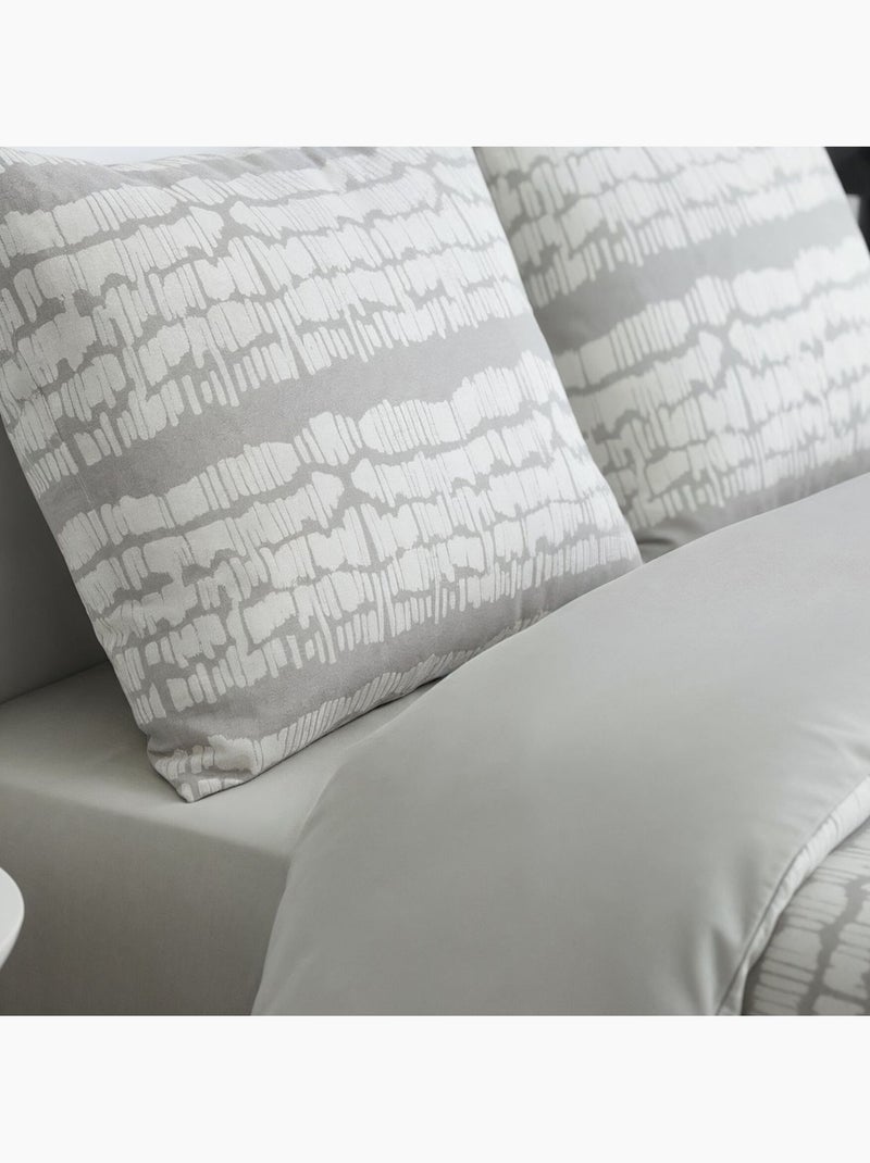 Parure de lit 2 personnes crazy Gris - Kiabi