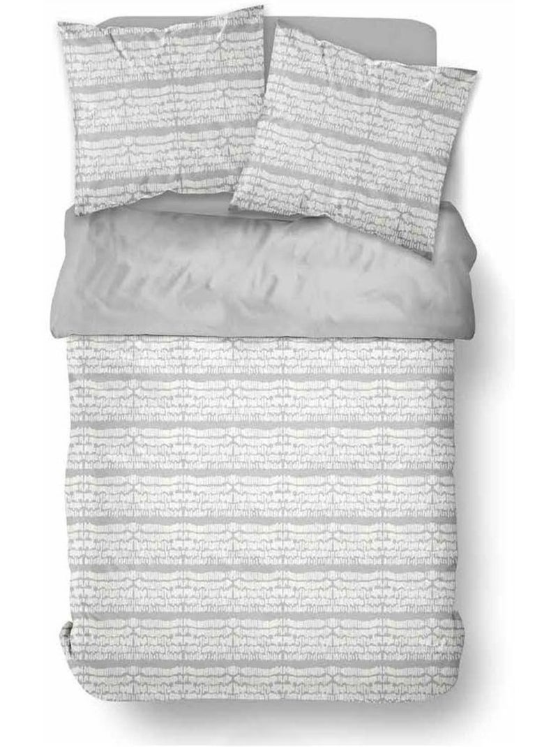 Parure de lit 2 personnes crazy Gris - Kiabi