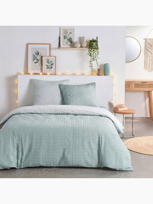 Parure de lit 2 personnes CRAZY - Kiabi Parure de lit 2 personnes CRAZY - Kiabi
