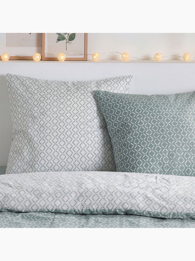 Parure de lit 2 personnes CRAZY Gris - Kiabi