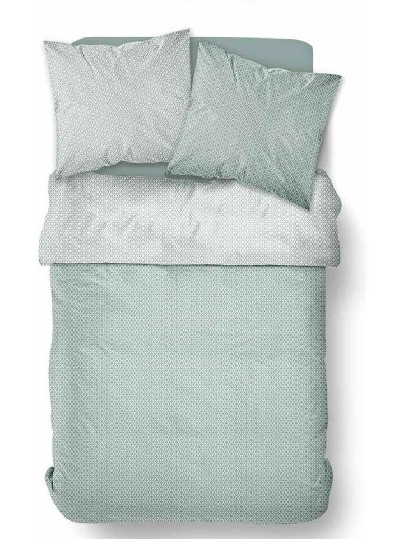Parure de lit 2 personnes CRAZY Gris - Kiabi
