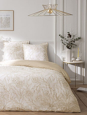 Parure de lit 2 personnes en satin de coton réversible - Future Home