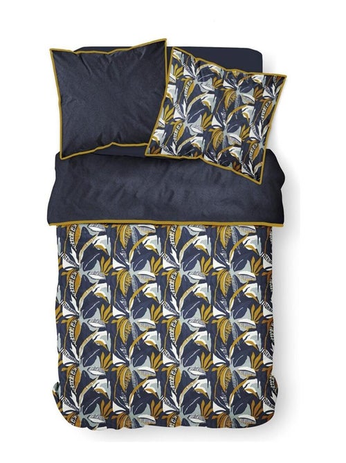Parure de lit 2 personnes imprimé coton TERANGA SALIMATA - Kiabi