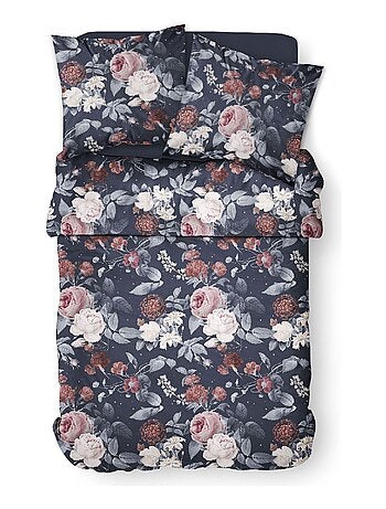 Parure de lit 2 personnes imprimé floral coton SUNSHINE CAMILLE