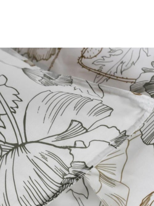 Parure de lit 2 personnes imprimé floral coton SUNSHINE EDDI - Kiabi