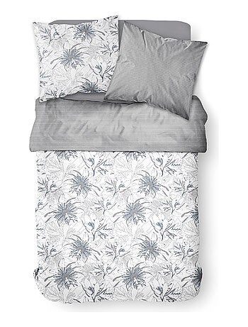 Parure de lit 2 personnes imprimé floral coton SUNSHINE KAIS