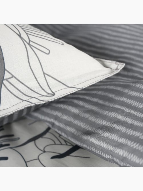 Parure de lit 2 personnes imprimé floral coton SUNSHINE KAIS - Kiabi