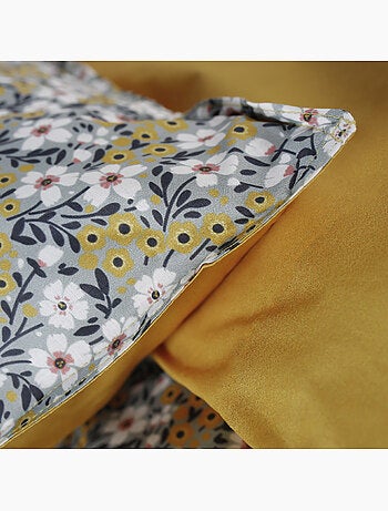 Parure de lit 2 personnes imprimé floral coton SUNSHINE MARLEY
