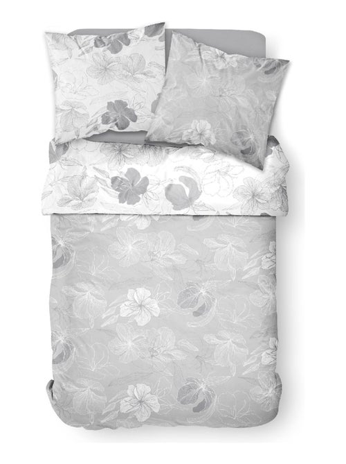 Parure de lit 2 personnes imprimé floral coton SUNSHINE NOA - Kiabi