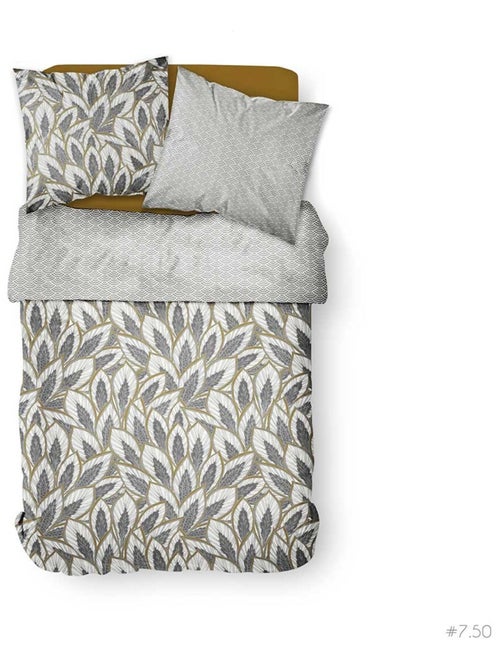 Parure de lit 2 personnes imprimé floral coton SUNSHINE NOA - Kiabi