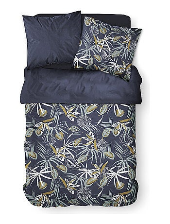 Parure de lit 2 personnes imprimé floral coton SUNSHINE WILL