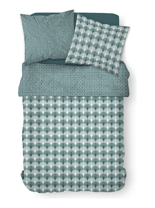 Parure de lit 2 personnes imprimé géométrique coton SUNSHINE BARTH - Kiabi