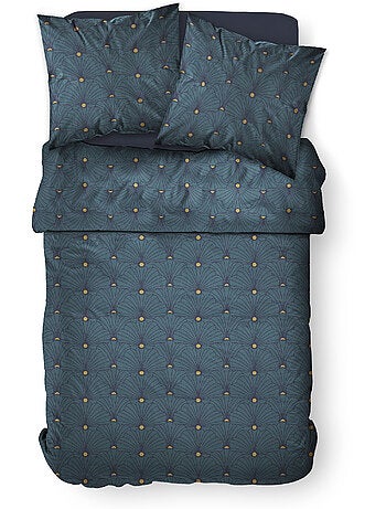 Parure de lit 2 personnes imprimé géométrique coton SUNSHINE LAETI