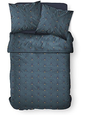 Parure de lit 2 personnes imprimé géométrique coton SUNSHINE LAETI