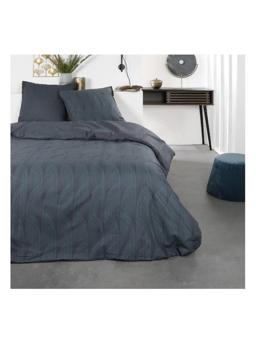 Parure de lit 2 personnes imprimé géométrique coton SUNSHINE LOAIN - Kiabi