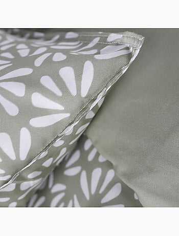 Parure de lit 2 personnes imprimé géométrique coton SUNSHINE SWAN