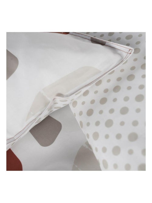 Parure de lit 2 personnes imprimé imprimé coton SUNSHINE AEL - Kiabi